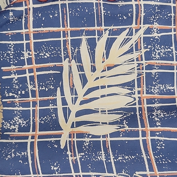 Vintage Stunt Collections 100% Silk Button Front with Shoulder Pads - Picture 9 of 13